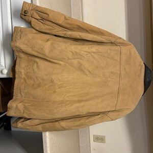 Men’s size large leather jacket Round tree Yorke brown